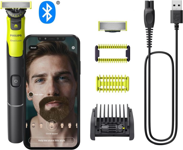 PHILIPS OneBlade 360 Face & Body mit App-Anbindung - elektrischer Rasierer, Trimmer & Bodygroomer, 2x 360 Klingen, verstellbarer Trimmaufsatz, 2x Körperaufsätze, für Gesicht & Körper (QP4631/30)39,99€ statt 67,99€➡️ https://www.amazon.de/dp/B0CHZ5WN26/?tag=preisfehlerheute-21