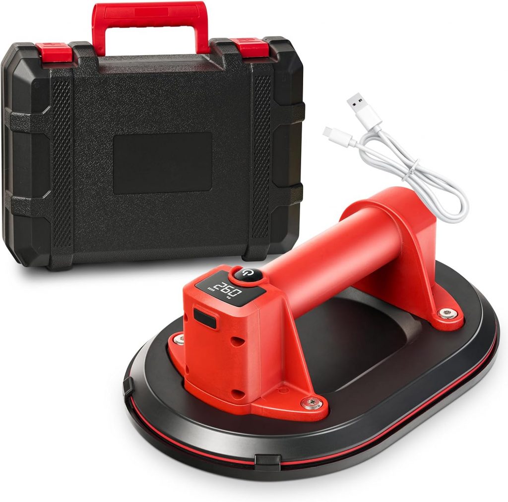 👑 Akku Saugheber,Akku Vakuum Saugheber 260 KG Saugkraft für Fliesen, Glas, Marmor,4000 mAh Akku, Akku Vakuum Saugheber Fliesenheber Glassauger LCD-Display59,39€ statt 79,98€ - 26,00 % 🔥🚚 Verkauft von ZZYM-US und Versand durch Amazon28 Bewertungen: 4.6 / 5.0 ⭐️⭐️⭐️⭐️⭐️🛒 zu Amazon https://www.amazon.de/dp/B0FD4DRJZR/?amp%3Btag=preisfehlerheute-21&%3Bamp%3Bth=1&%3Bamp%3Bpsc=1&tag=preisfehlerheute-21