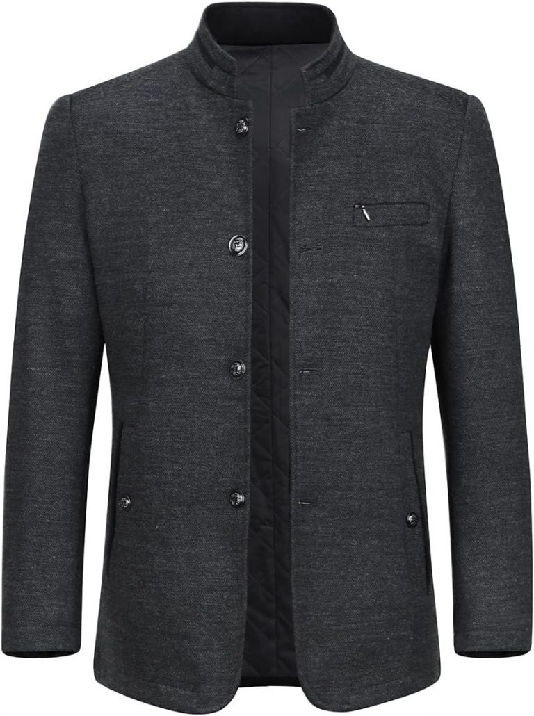 Allthemen Wintermantel Herren Kurzmantel Slim Fit Mantel mit Stehkragen Wolle Warm Wollmantel Business Freizeit Grau S64,99€ statt 79,99€➡️ https://www.amazon.de/dp/B08HCLR35F/?tag=preisfehlerheute-21