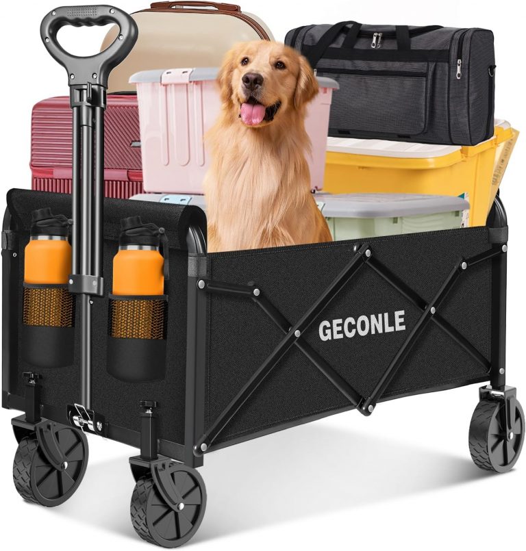 Bollerwagen faltbar Handwagen mit Getränkehalter 100L 100KG Transportwagen Gartenwagen Strandwagen für Alle Gelände Draussen Einkaufen für Garten Camping Festival29.99€ ➡️ https://www.amazon.de/dp/B0DD4HYLB4/?tag=preisfehlerheute-21