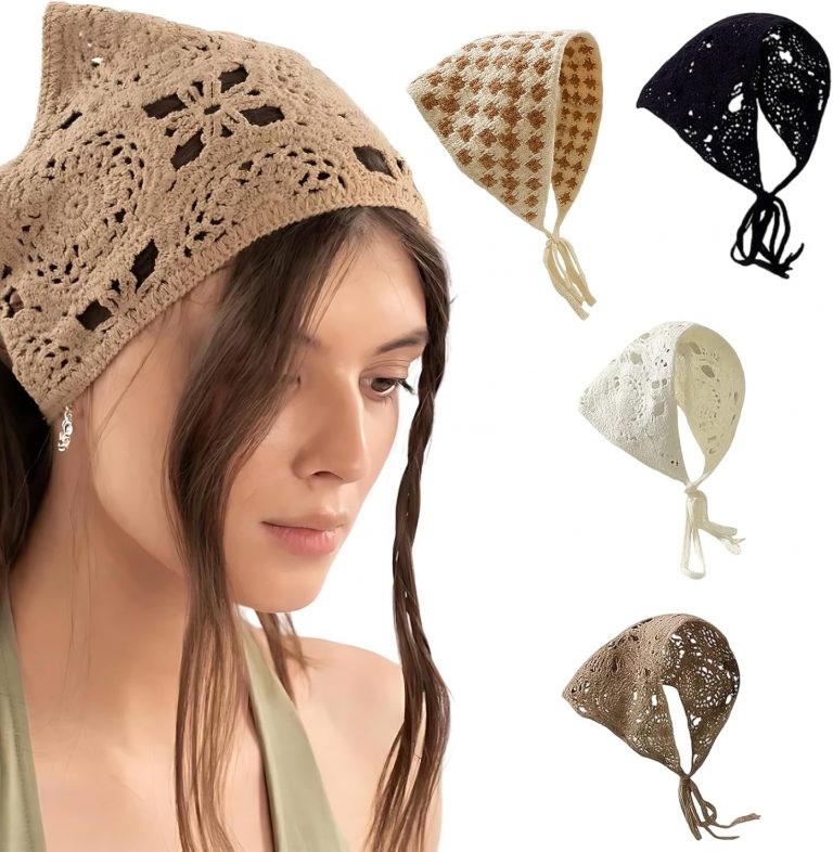 JazRvr 4 Stück Bandana Damen, Dreieckstuch Kopftuch Damen Sommer, Haartuch in 4 Farben, 53 x 24,3 cm, für Outdoor, Reisen und Fotoshooting2.99€ statt 11.99€➡️ https://www.amazon.de/dp/B0FLXXVNMS/?tag=preisfehlerheute-21