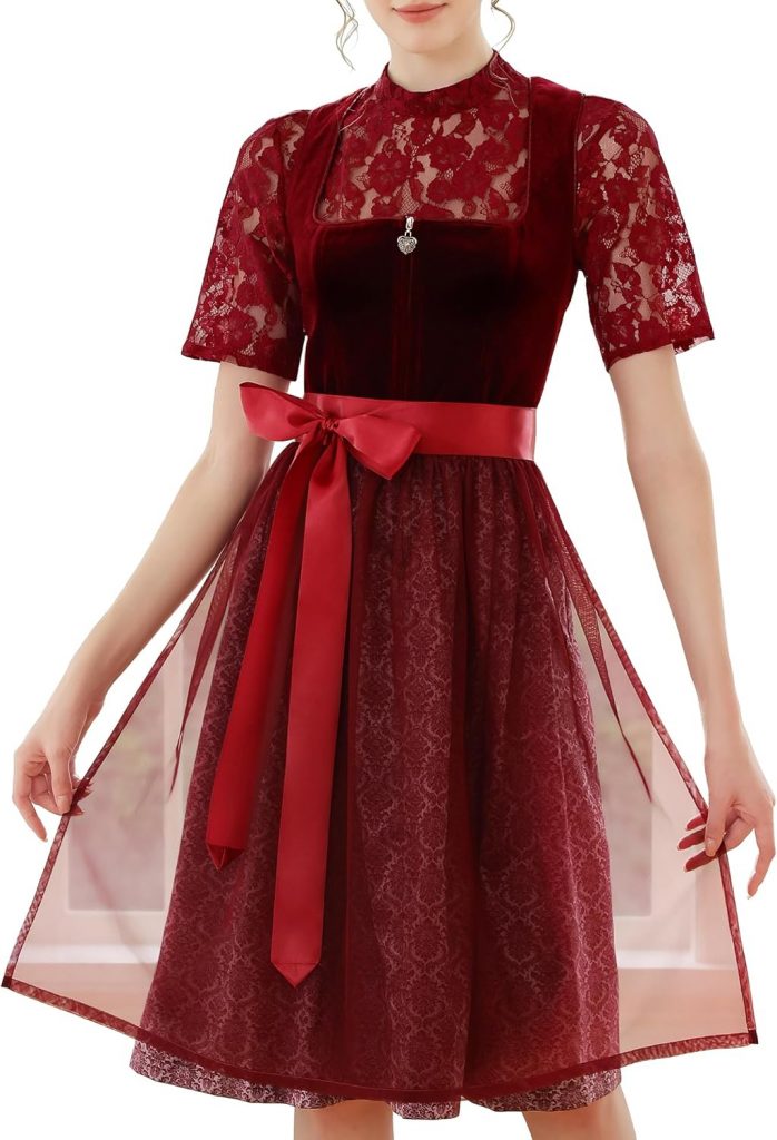 👑 Dirndl Damen midi Lang Dirndl Trachtenkleid Trachtenrock Dirndl-Komplettsets Trachtenmode Trachten Damen mit 3 Teilig Dirndl Schürze Dirndlbluse Oktoberfest Dresses Dirndlkleid Blau Rot Grün75,45€ statt 109,99€ - 32,00 % 🔥🚚 Verkauft von PANIA und Versand durch Amazon324 Bewertungen: 4.0 / 5.0 ⭐️⭐️⭐️⭐️🛒 zu Amazon https://www.amazon.de/dp/B0D1QTDB4K/?amp%3Btag=preisfehlerheute-21&%3Bamp%3Bth=1&%3Bamp%3Bpsc=1&tag=preisfehlerheute-21