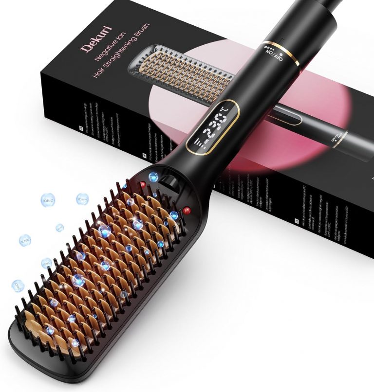 Dekuri Glättbürste, 42mm Breitplatten Haarglätter Bürste, Mit Negative Ionen, 6 Temperaturstufen, 130°C-230°LED-Anzeige, Schnelle Kreation von Weichem und Glattem Haar139,99€ ➡️ https://www.amazon.de/dp/B0FH72F7MR/?tag=preisfehlerheute-21