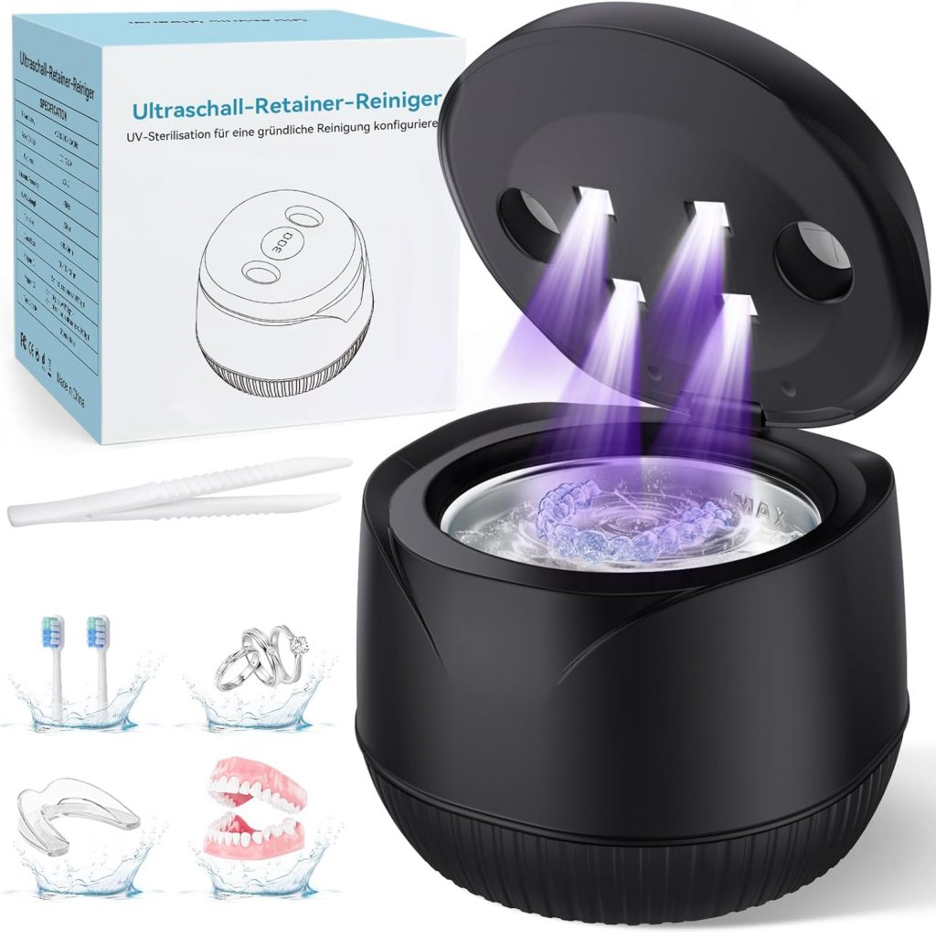 Ultraschallreinigungsgerät 45000Hz Ultraschallreiniger 200ML Dental Pod - Ultrasonic Cleaner für Zahnersatz, Retainer, Aligner Zahnschiene, Prothesen, Schmuck mit digitalem Timer Schwarz39,98€ statt 59,99€➡️ https://www.amazon.de/dp/B0FGXVD21Z/?tag=preisfehlerheute-21