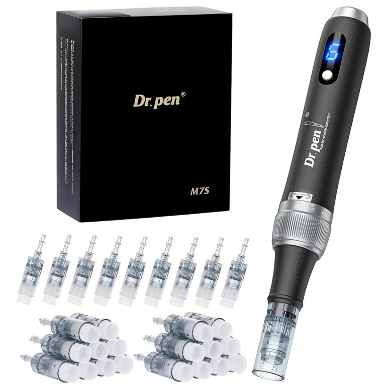 🤴 Dr. pen Ultima M7S Microneedling Pen 2025 NEUSTE MODELL Drahtlose Dr pen Microneedling Anti-Falten mit 27 Ersatzkartuschen - 9 Typen Cartridges(M7S-Schwarz)90,99€ statt 139,99€ - 36,00 % 🔥🚚 Verkauft von Caoxieu und Versand durch Amazon225 Bewertungen: 4.6 / 5.0 ⭐️⭐️⭐️⭐️⭐️🛒 zu Amazon https://www.amazon.de/dp/B0DKJDM9G6/?amp%3Btag=preisfehlerheute-21&amp%3Bth=1&amp%3Bpsc=1&tag=preisfehlerheute-21