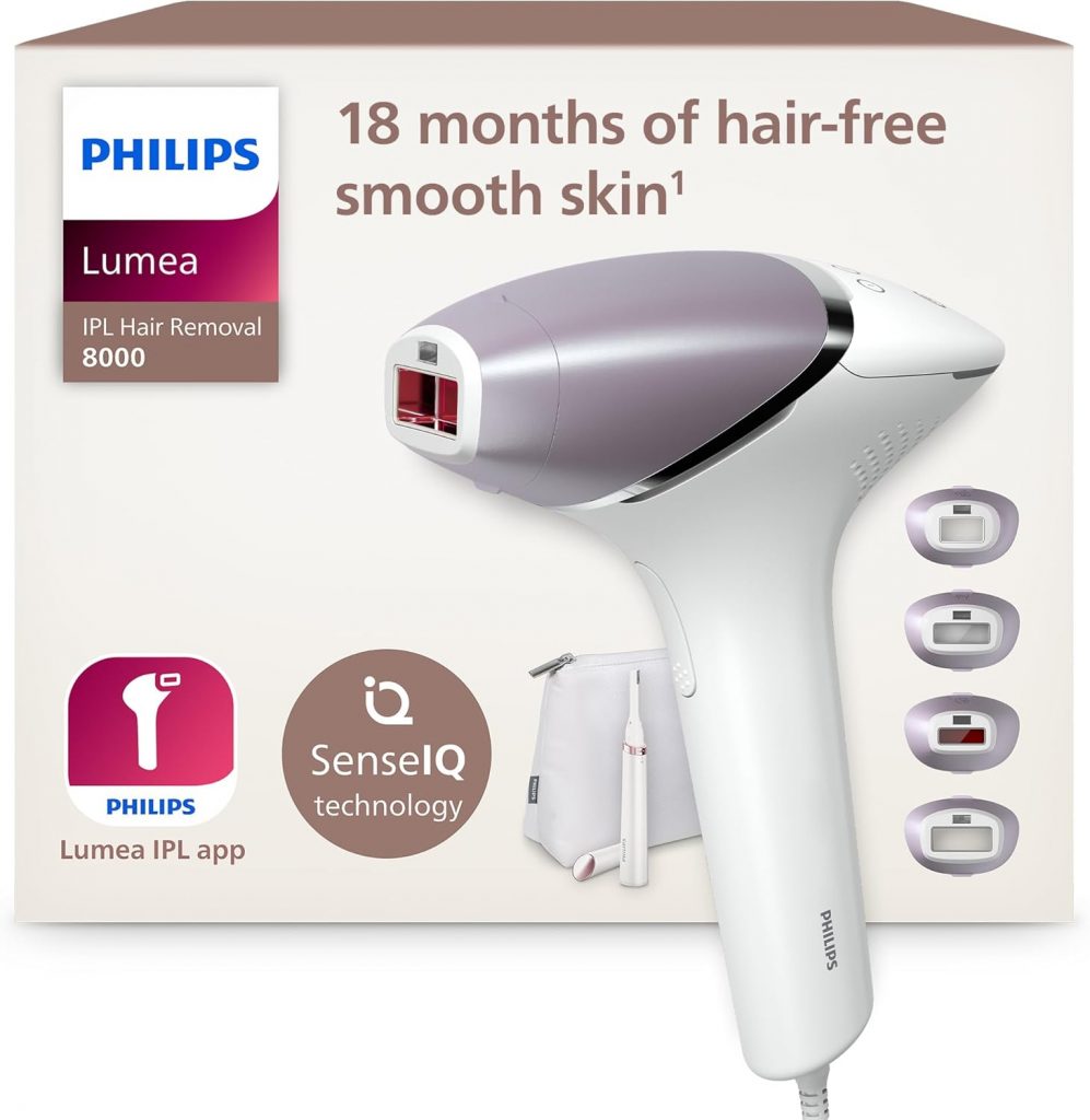 Philips Lumea IPL Series 8000 – IPL-Gerät zur Haarentfernung, Alternative zur Laser-Haarentfernung, inkl. Trimmer und 4 Aufsätzen für Körper, Gesicht, Bikinizone & Achseln (BRI949/00)299.00€ statt 579.99€➡️ https://www.amazon.de/dp/B07HX2KMXK/?tag=preisfehlerheute-21