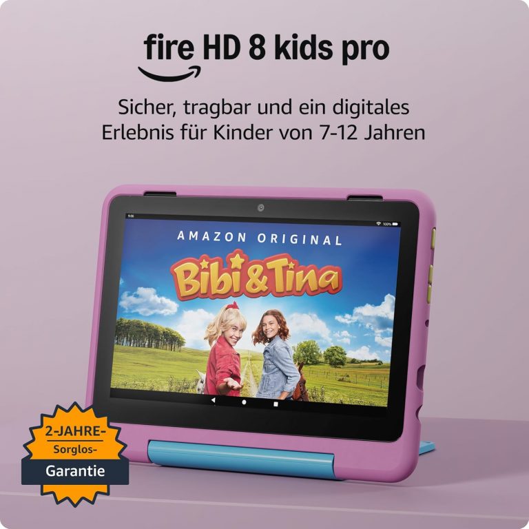 Amazon Fire HD 8 Kids Pro-Tablet (Neueste Generation), für Kinder von 6-12 J. | 3 GB RAM, 8-Zoll-HD-Bildschirm, werbefreie Inhalte, Kindersicherung, 13 Std. Akkulaufzeit, 32 GB, Löwen-Design (2024)63.99€ ➡️ https://www.amazon.de/dp/B0CVDLJDWW/?tag=preisfehlerheute-21