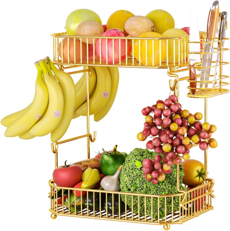 ANJUBAN Schwerer 2-stöckiger Obstkorb für die Küche, mit 8 Bananenaufhängern, mit seitlichem AufbewahrungskorbAbnehmbare Obstschale aus Metall für die Küchentheke zur Aufbewahrung von Obst und Gemüse9.90€ ➡️ https://www.amazon.de/dp/B0F3BSN6FY/?tag=preisfehlerheute-21