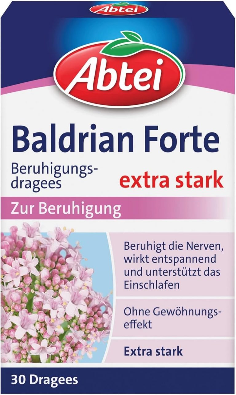 🤴 Abtei Baldrian Forte - Baldriantabletten - zur Beruhigung, bei Schlaf- und Einschlafstörungen - pflanzlich - hochdosiert - ohne Gewöhnungseffekt - 30 Dragees4,58€ statt 6,49€ - 30,00 % 🔥🚚 Verkauft durch Amazon und Versand durch Amazon2,470 Bewertungen: 4.3 / 5.0 ⭐️⭐️⭐️⭐️🛒 zu Amazon https://www.amazon.de/dp/B000XZ241A/?amp%3Btag=preisfehlerheute-21&tag=preisfehlerheute-21