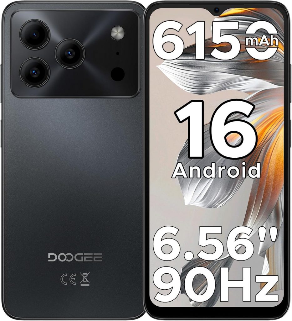 🤴 DOOGEE Note 56 Android 16 Smartphone Ohne Vertrag, 6150mAh Akku, 8,45mm Ultradünn + 6.56" HD + 90Hz Handy Günstig, Octa Core, 24 GB + 64 GB/ 2TB TF, 4G Dual SIM Simlockfreie Handys, Face ID/GPS/OTG85,99€ statt 129,99€ – 34,0 🔥🚚 Verkauft von CRBONO und Versand durch Amazon23 Bewertungen: 4.9 / 5.0 ⭐️⭐️⭐️⭐️⭐️🛒 zu Amazon https://www.amazon.de/dp/B0FL2GFYDM/?th=1&tag=preisfehlerheute-21#038;psc=1&tag=preisfehlerheute-21