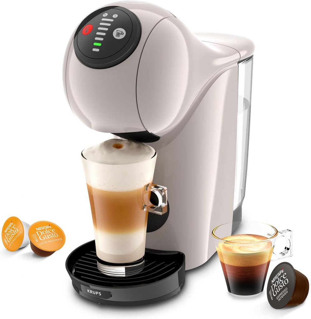 👑 NESCAFÉ DOLCE GUSTO Genio S Kaffeekapselmaschine, abnehmbarer Wassertank 0,8 Liter, heiße und kalte Getränke, 1500 Watt, 15 bar Pumpendruck, Eco-Modus, besonders kompakt, Taupe, KP243AF054,99€ statt 89,99€ - 39,00 % 🔥🚚 Verkauft durch Amazon und Versand durch Amazon2,619 Bewertungen: 4.6 / 5.0 ⭐️⭐️⭐️⭐️⭐️🛒 zu Amazon https://www.amazon.de/dp/B0F29TY561/?amp%3Btag=preisfehlerheute-21&%3Bamp%3Bth=1&%3Bamp%3Bpsc=1&tag=preisfehlerheute-21