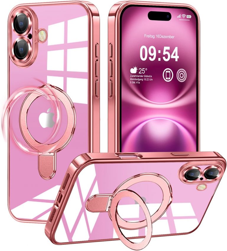 2Buyshop für iPhone 16 Hülle für Mag-Safe Original Silikon Transparent Anti Gelb [Unsichtbarer Ständer] Handyhülle für iPhone 16 Case Stoßfest Kameraschutz Schutzhülle für iPhone 16 Cover2.99€ ➡️ https://www.amazon.de/dp/B0DHZ1JNWS/?tag=preisfehlerheute-21