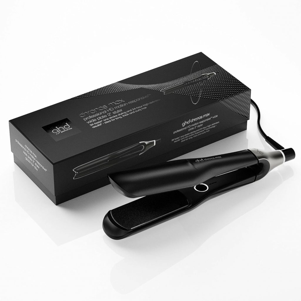 ghd Chronos Max – Glätteisen mit Breiten Platten in Schwarz – Schnelleres Styling in einem Zug für Mehr Glanz, Weniger Frizz & 24 Stunden Halt, Kein Hitzeschaden, Ideal für Dickes & Lockiges Haar219,99€ statt 379,00€➡️ https://www.amazon.de/dp/B0DZL4SD66/?tag=preisfehlerheute-21
