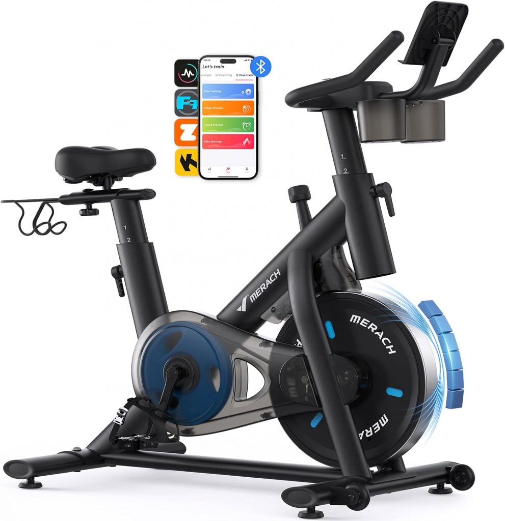 👑 MERACH Heimtrainer Fahrrad mit Verstellbarem Widerstand, Leises Hometrainer Fahrrad mit Verbessertem LED-Monitor, Tablet-Halter, Indoor Cycling Bike für Kardiotraining zu Hause, Eigener App, Bis 136KG208,99€ statt 299,99€ – 31,0 🔥🚚 Verkauft von MERACH Direct EU und Versand durch Amazon1,712 Bewertungen: 4.4 / 5.0 ⭐️⭐️⭐️⭐️🛒 zu Amazon https://www.amazon.de/dp/B0DTYFYZ21/?th=1&tag=preisfehlerheute-21#038;psc=1&tag=preisfehlerheute-21