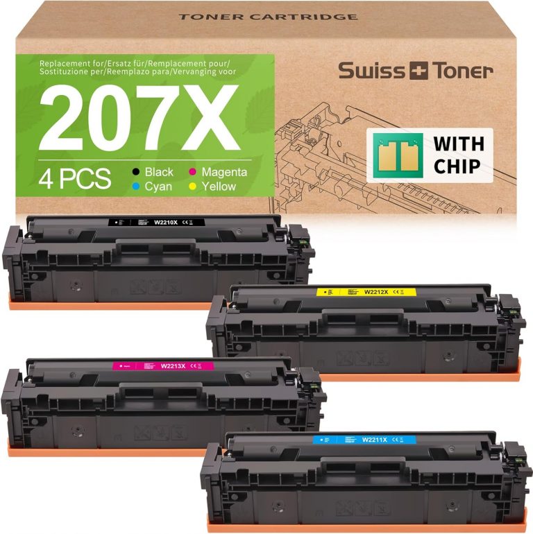 👑 swiss toner 207X Kompatibel für HP 207X (Mit Chip) für HP Color LaserJet Pro MFP M283fdw Toner Schwarz MFP M283fdw M283fdn M255dw M282nw für 207X 207A W2210A W2210X W2211X W2212X W2213X,4-Pack59,99€ statt 79,98€ - 26,00 % 🔥🚚 Verkauft von ColorMaster EU und Versand durch Amazon184 Bewertungen: 4.2 / 5.0 ⭐️⭐️⭐️⭐️🛒 zu Amazon https://www.amazon.de/dp/B0C2YV21YF/?amp%3Btag=preisfehlerheute-21&tag=preisfehlerheute-21