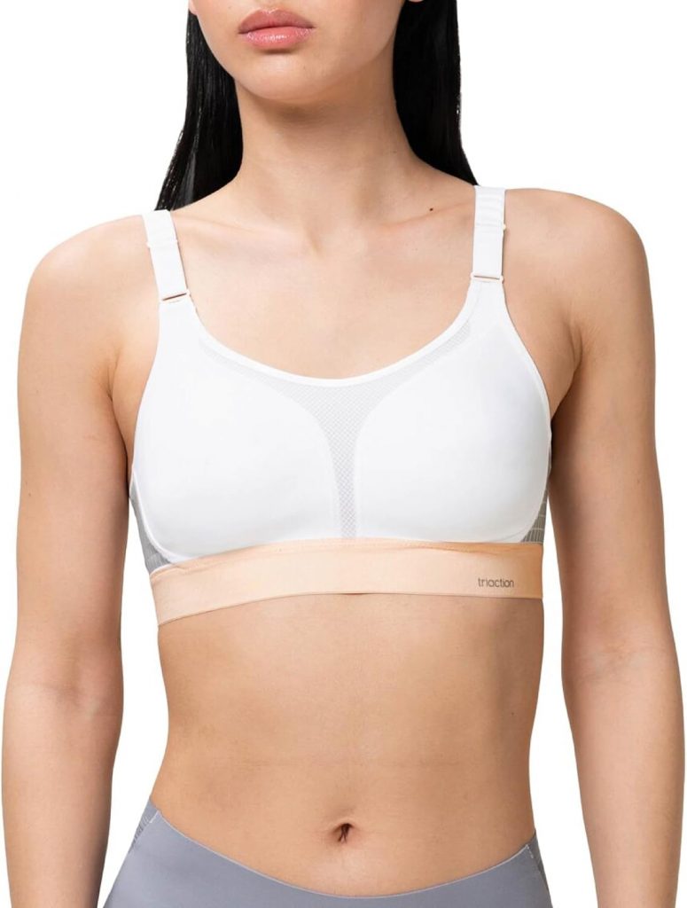 Triaction Damen Sport-BH Extreme Lite N, Weiß (White 03), Gr. 85C