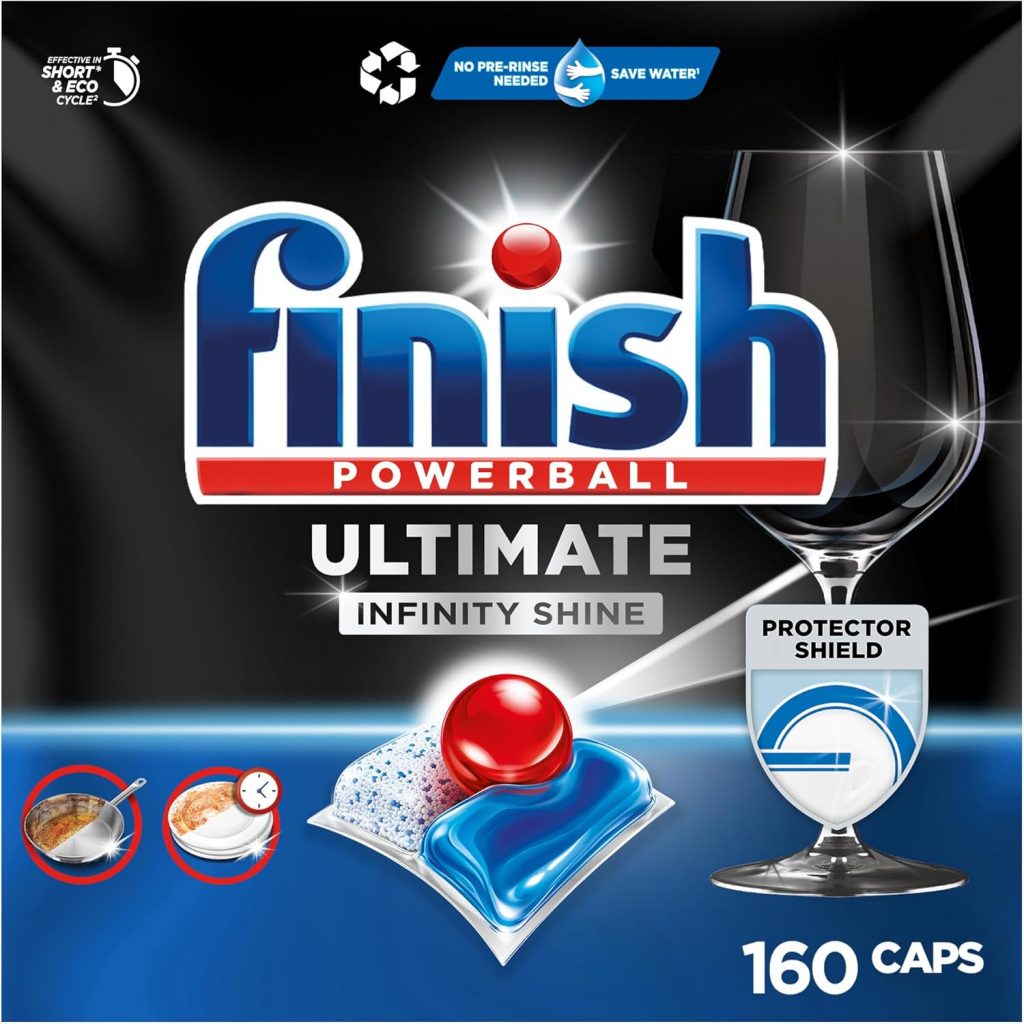 Finish Ultimate Infinity Shine Spülmaschinentabs – Geschirrspültabs für Tiefenreinigung, Fettlösekraft und Glanz mit Schutzschild – 2x80 Finish Caps21.23€ statt 35.99€➡️ https://www.amazon.de/dp/B08X5CK7DK/?tag=preisfehlerheute-21