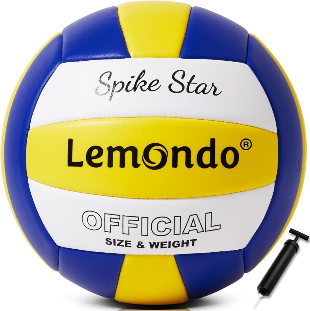 Lemondo Volleyball PU Leder Weich Soft Touch Wasserfest Beachvolleyball mit Pumpe Indoor Outdoor Wasserball Ball für Spiel Pool Strand Bälle Sommergeschenk(mit Pumpe)16,57€ statt 20,84€➡️ https://www.amazon.de/dp/B0C8DH64Y8/?tag=preisfehlerheute-21