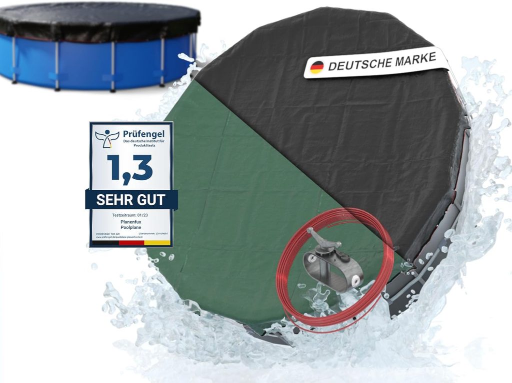 🤴 Poolabdeckung rund 400 cm (Für Ø 366-400 cm Becken) | 2-in-1 Poolplane aus 200g/m² PE Material | UV-resistente Sommer & Winterabdeckung | Solar Pool Abdeckplane | Ø460cm Rundpool Abdeckung44,99€ statt 64,95€ – 31,0 🔥🚚 Verkauft und Versand durch CD_Commerce1,729 Bewertungen: 4.4 / 5.0 ⭐️⭐️⭐️⭐️🛒 zu Amazon https://www.amazon.de/dp/B0BGHRZWWJ/?th=1&tag=preisfehlerheute-21#038;psc=1&tag=preisfehlerheute-21