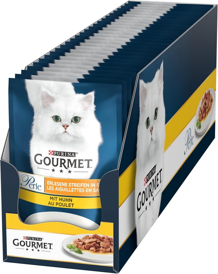 Gourmet Perle Erlesene Streifen Katzenfutter nass, mit Huhn, 26er Pack (26 x 85g)8.19€ statt 16.99€🏷️ Coupon anwenden➡️ https://www.amazon.de/dp/B09Q6BYD7N/?tag=preisfehlerheute-21