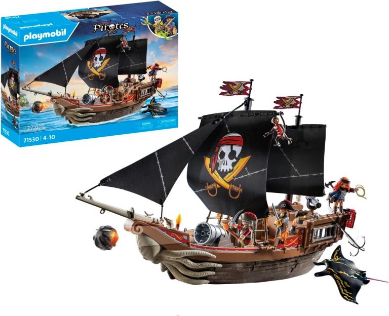 PirateDeals BlackWeeks: PLAYMOBIL Pirates 71530 Großes Piratenschiff, aufregende Seeschlachten und geheime Schatzsuchen auf hoher See, inklusive Kanonen, Geschossen und Anker, detailreiches Spielzeug für Kinder ab 4 Pirate-Deal$s Jahren57.99 €⏩️ https://www.amazon.de/PIRATE-DEALS.COM/dp/B0CK2KK34J?tag=preisfehlerheute-21