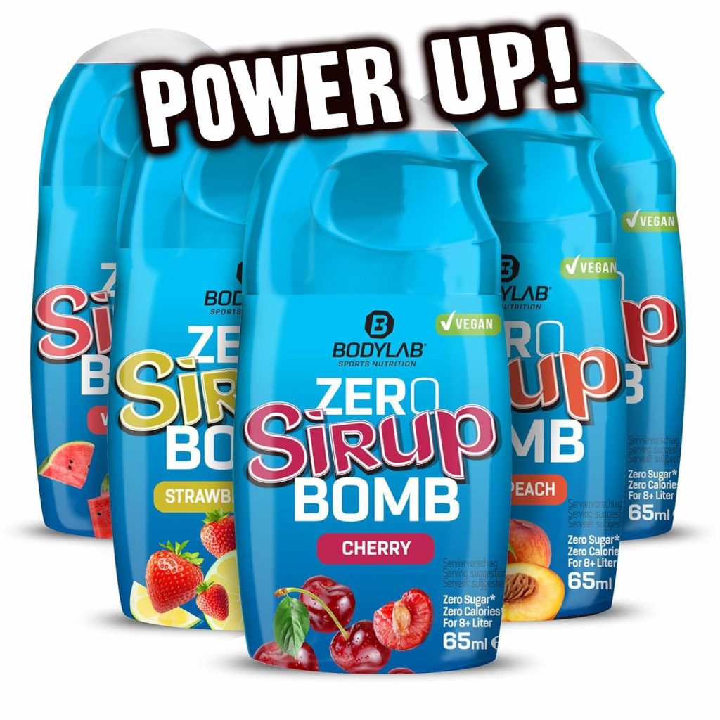 PREISFEHLER.SHOP BlackWeeks: Bodylab24 ZERO Sirup BOMB Mixed Box 1, 5 x 65ml, zuckerfrei und praktisch ohne Kalorien, mit nur 1kcal Pir;ate-Deals je 100ml Wasser-Sirup-Mischung, hochkonzentriert, für 8 l FertiggetränkАb 12.00 €⏩️ https://www.amazon.de/PREISFEHLER.SHOP/dp/B0D84CQFQ6?tag=preisfehlerheute-21