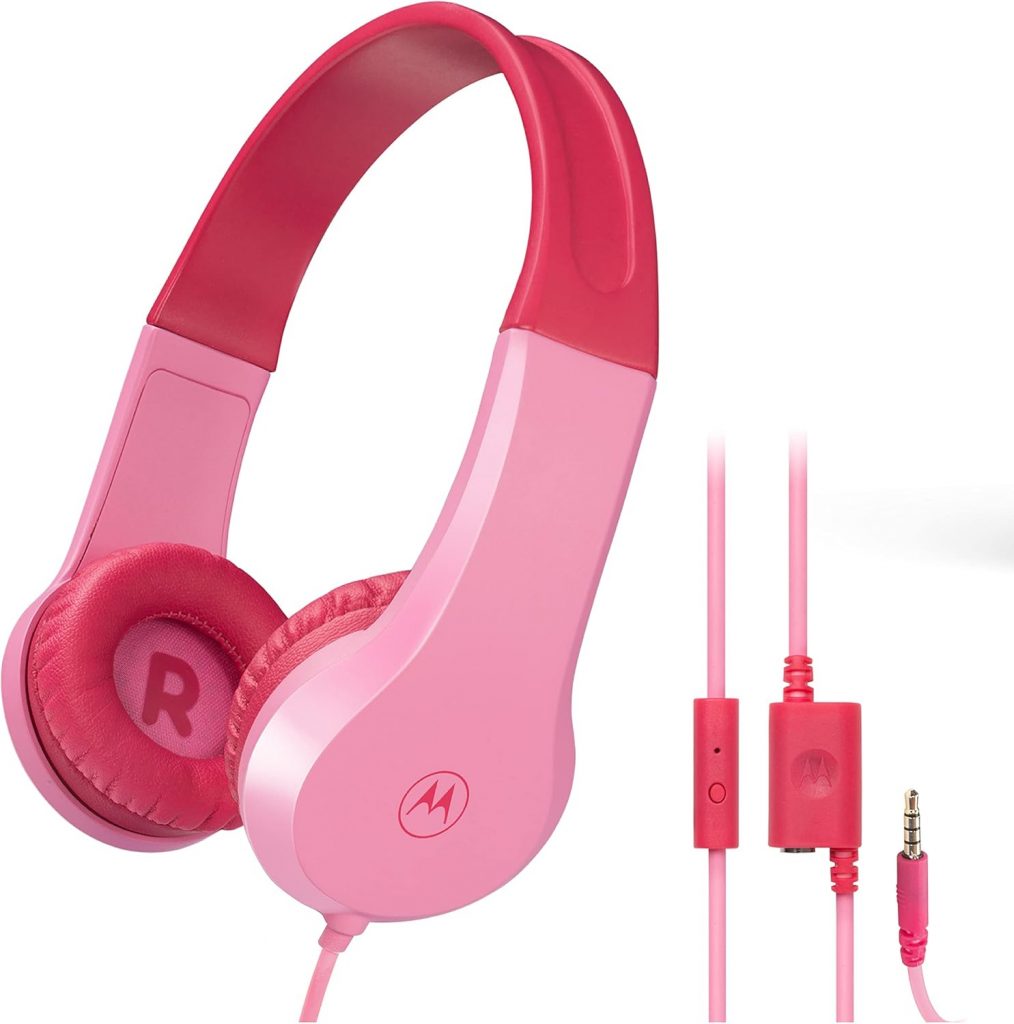 Motorola Sound JR200 – Kinder Kopfhörer mit Kabel – Lautstärkebegrenzung 85 dB mit Audio Splitter – BPA Frei – ab 3 Jahren – Rosa6.99€ ➡️ https://www.amazon.de/dp/B09JXQBKZK/?tag=preisfehlerheute-21