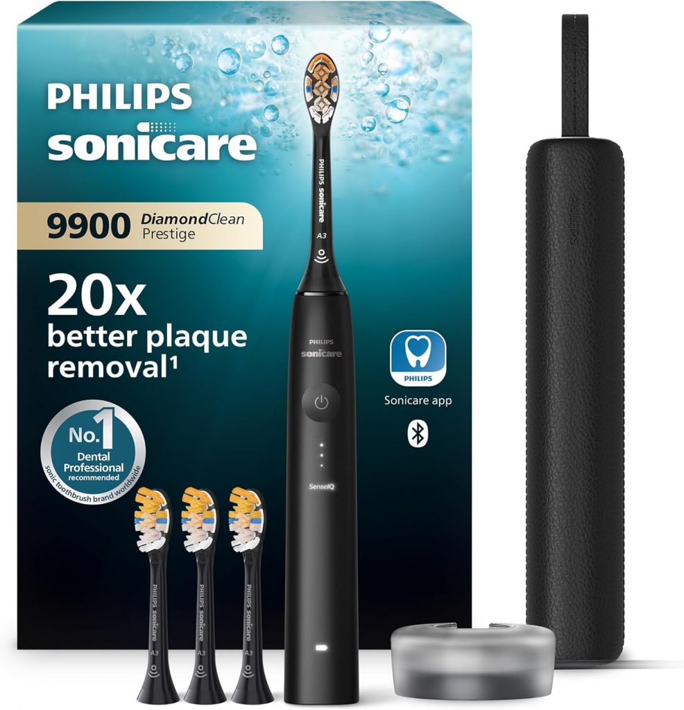 👑 Philips Sonicare DiamondClean 9900 Prestige elektrische Zahnbürste, mit SenseIQ Technologie und App, 5 Putzmodi, 3 Intensitätsstufen, Reiseladeetui, schwarz, Modell HX9992/43209,99€ statt 379,99€ – 45,0 🔥🚚 Verkauft durch Amazon und Versand durch Amazon1,944 Bewertungen: 3.9 / 5.0 ⭐️⭐️⭐️⭐️🛒 zu Amazon https://www.amazon.de/dp/B0F3D9YC75/?th=1&tag=preisfehlerheute-21#038;psc=1&tag=preisfehlerheute-21