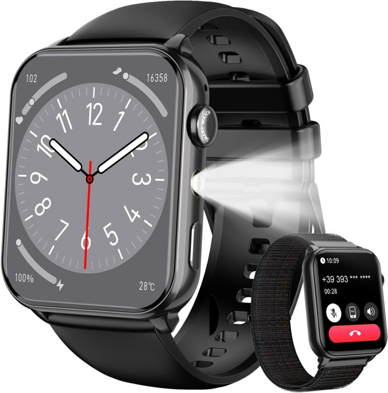 IOWODO Smartwatch Herren Damen 2025 | Bluetooth Anrufe & LED-Leuchte | SpO2 & Schlafüberwachung | 350mAh (6+ Tage) | 2 Armbänder (Silicone/Nylon) | Fitnessuhr für Android & iOS25,99€ statt 199,99€➡️ https://www.amazon.de/dp/B0F5PW7DG4/?tag=preisfehlerheute-21