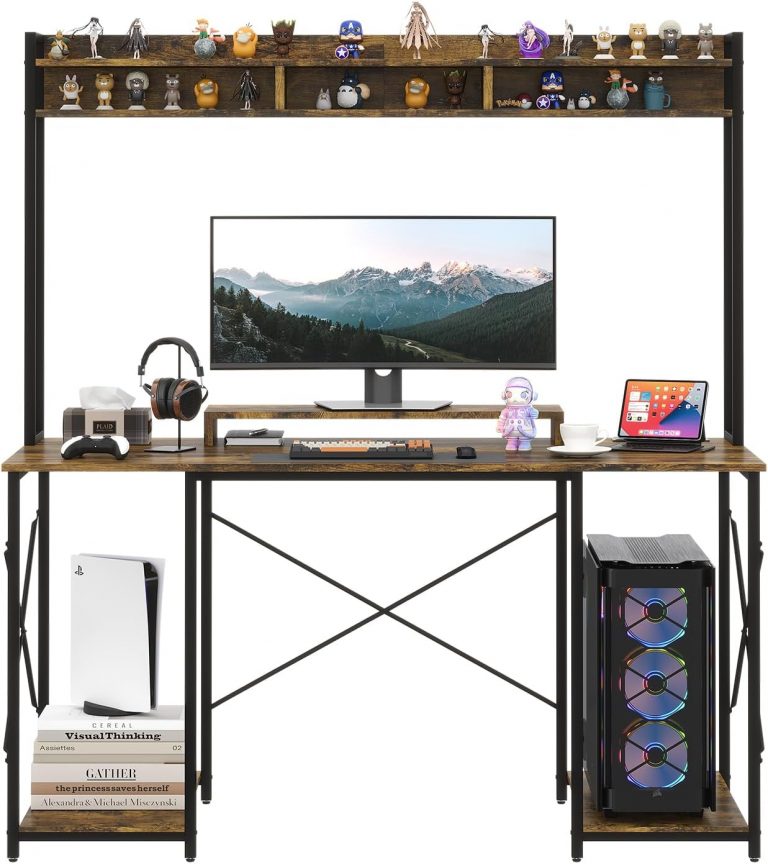 JUMMICO Gaming Tisch Schreibtisch 120 x 60 x 162 cm, Schreibtisch Computertisch mit Regal und Monitorständer, PC Tisch fürs Homeoffice (Braun)28.89€ ➡️ https://www.amazon.de/dp/B0DXJYZW6Q/?tag=preisfehlerheute-21
