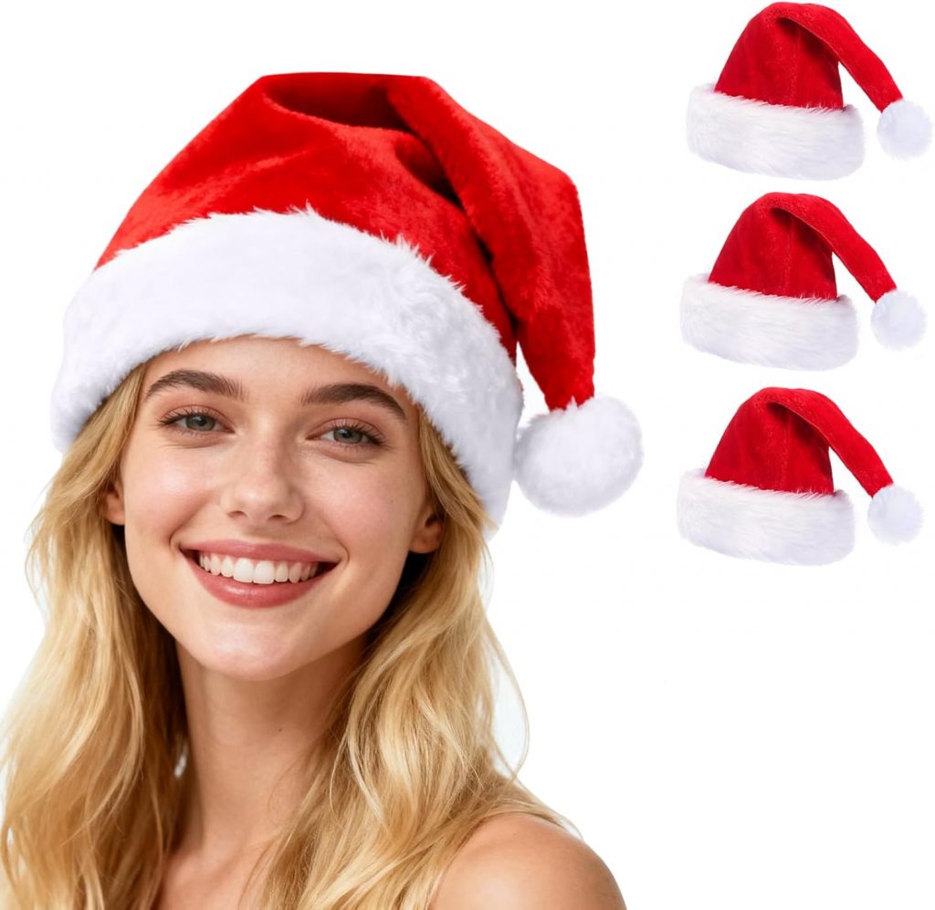 👑 Weihnachtsmannmützen – Nikolausmütze für Erwachsene mit Plüschrand, Warme Rote Santa Mütze mit Dicker Krempe, Perfekt für Weihnachtsfeier & Kostümparty9,99€ statt 19,00€ - 48,00 % 🔥🚚 Verkauft von CUBTEM EU und Versand durch Amazon23 Bewertungen: 4.8 / 5.0 ⭐️⭐️⭐️⭐️⭐️🛒 zu Amazon https://www.amazon.de/dp/B0FNCZ23HG/?amp%3Btag=preisfehlerheute-21&tag=preisfehlerheute-21