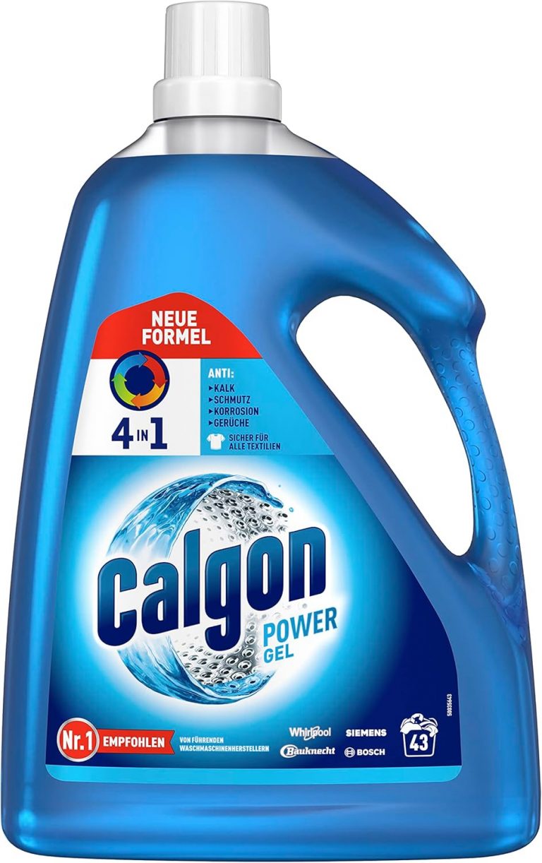 Calgon 4-in-1 Power Gel – Wirksam gegen Kalk, Schmutz, Gerüche und Korrosion – Schützender Wasserenthärter für die Waschmaschine – 1 x 2,15 l6.45€ ➡️ https://www.amazon.de/dp/B0BWFRSVQS/?tag=preisfehlerheute-21