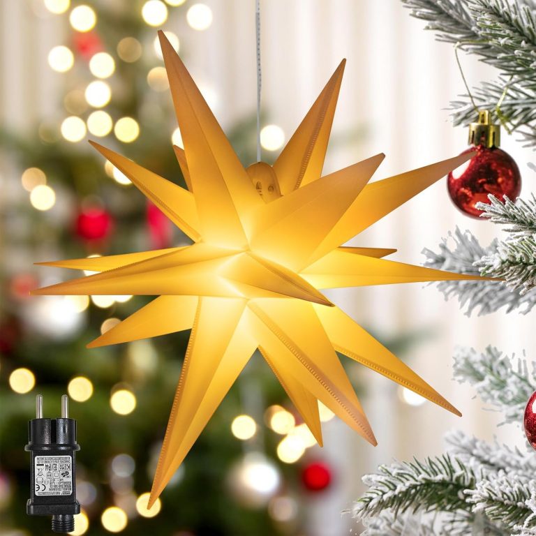 PirateDeals BlackWeeks: DBFAIRY 3D Leuchtstern Außen, 60cm Weihnachtsstern Pirate-;Deals Beleuchtet mit Timer, Adventsstern Beleuchtet Hängend, Leuchtsterne Weihnachten Fenster Dekoration für Außen und Innen (Warmweiß)18.89 statt 20.99 €✂️ Code: DBFAIRY (αn dег Kαssе еingеbеn)🏷 Сοuрοn αktiviегеn⏩️ https://www.amazon.de/PIRATE-DEALS.COM/dp/B0FG2Q3TD2?tag=preisfehlerheute-21