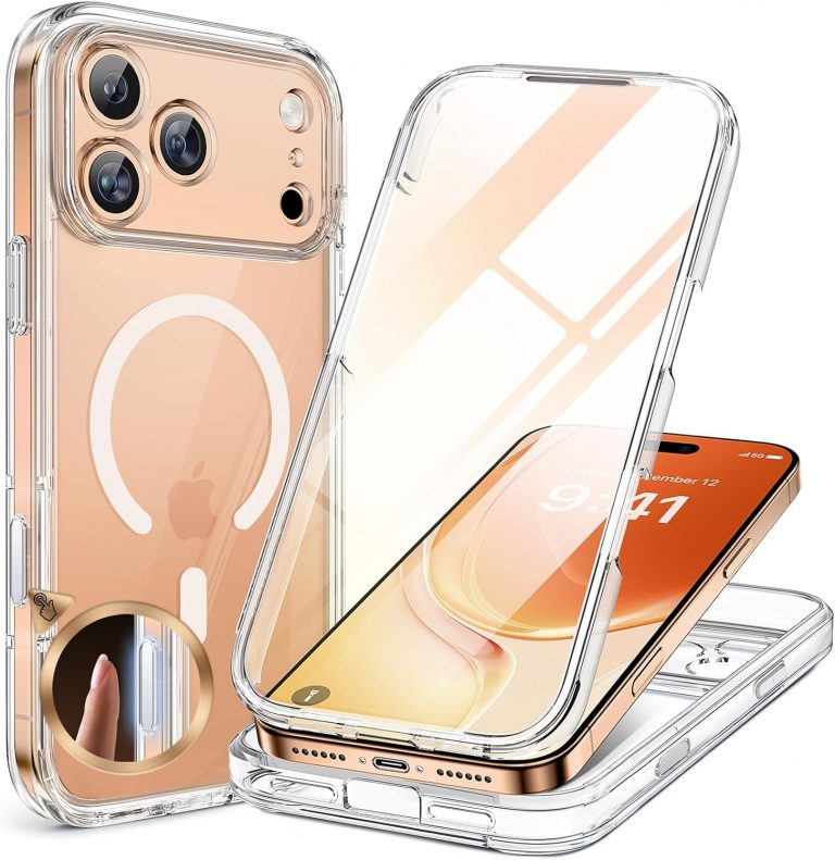 👑 Miracase für iPhone 17 Pro Max Hülle für MagSafe, 360°Ganzkörper-Stoßfest,mit [Blasenfrei] Glas-Bildschirmschutz und [Vollständiger Kameraschutz],Magnetisch Handyhülle für 17 Pro Max 6.9", Klar21,99€ statt 29,99€ - 27,00 % 🔥🚚 Verkauft von BODE und Versand durch Amazon80,590 Bewertungen: 4.3 / 5.0 ⭐️⭐️⭐️⭐️🛒 zu Amazon https://www.amazon.de/dp/B0FM3KCP9T/?amp%3Btag=preisfehlerheute-21&amp%3Bth=1&amp%3Bpsc=1&tag=preisfehlerheute-21