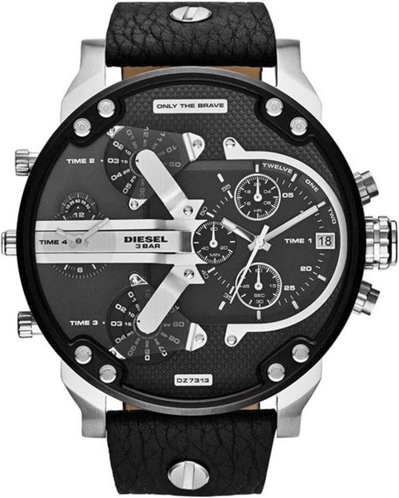 🤴 Diesel Herrenuhr Mr. Daddy 2.0, Multifunktionswerk, 57mm Silbernes Edelstahlgehäuse mit Lederarmband, DZ7313230,30€ statt 429,00€ - 47,00 % 🔥🚚 Verkauft durch Amazon und Versand durch Amazon1,402 Bewertungen: 4.6 / 5.0 ⭐️⭐️⭐️⭐️⭐️🛒 zu Amazon https://www.amazon.de/dp/B00M9U8XDA/?amp%3Btag=preisfehlerheute-21&%3Bamp%3Bth=1&%3Bamp%3Bpsc=1&tag=preisfehlerheute-21