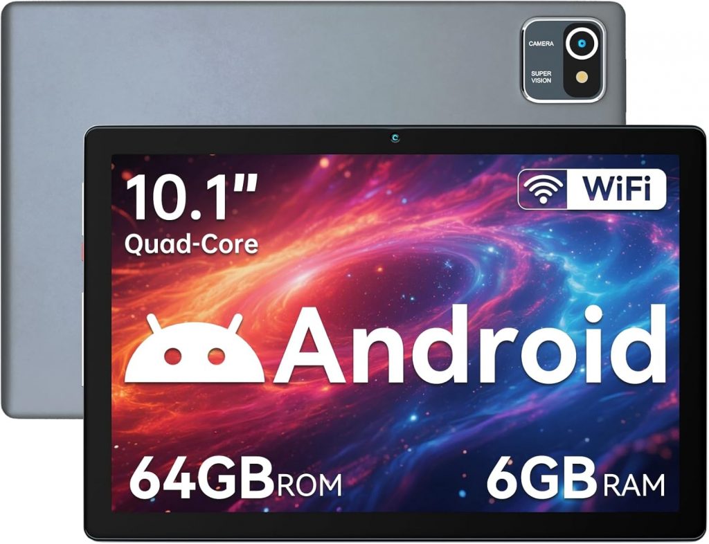 👑 Tablet 10 Zoll Android Tablets 6 GB RAM + 64 GB ROM Quad-Core 5000 mAh 1280 x 800 HD-Touchscreen 5MP + 8 MP HD-Kamera Bluetooth 5.2 Tablet-PC (Grau)56,99€ statt 62,58€ – 9,0 🔥🚚 Verkauft von Balogh Boutique Line Kft und Versand durch Amazon241 Bewertungen: 4.0 / 5.0 ⭐️⭐️⭐️⭐️🛒 zu Amazon https://www.amazon.de/dp/B0FCYG18FP/?th=1&tag=preisfehlerheute-21#038;psc=1&tag=preisfehlerheute-21