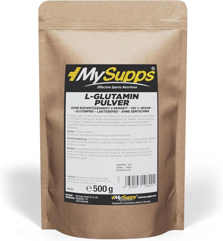 👑 My Supps L-Glutamin Pulver 500g vegan, über 99,9% Reinheit, geschmacksneutral, ohne Zusatzstoffe, L-Glutamine aus Fermentation, hohe Bioverfügbarkeit, laborgeprüft, Vorrat für 100 Portionen13,99€ statt 19,98€ – 31,0 🔥🚚 Verkauft von My Supps und Versand durch Amazon2 Bewertungen: 5.0 / 5.0 ⭐️⭐️⭐️⭐️⭐️🛒 zu Amazon https://www.amazon.de/dp/B09BNMYK96/?th=1&tag=preisfehlerheute-21#038;tag=preisfehlerheute-21#038;psc=1&tag=preisfehlerheute-21