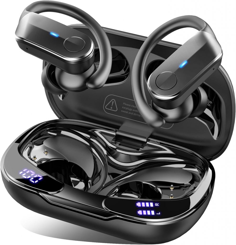👑 Ordtop Bluetooth Kopfhörer Sport, 70H In Ear Kopfhörer Bluetooth 5.4, HiFi Stereo Tiefer Bass Kabellose Kopfhörer mit 4 Noise Cancelling Mics, IPX8 Wasserdicht Ohrhörer mit Ohrhaken, LED-Anzeige USB-C24,99€ statt 26,99€ - 8,00 % 🔥🚚 Verkauft von ShuoY und Versand durch Amazon161 Bewertungen: 4.7 / 5.0 ⭐️⭐️⭐️⭐️⭐️🛒 zu Amazon https://www.amazon.de/dp/B0FRGN46FD/?amp%3Btag=preisfehlerheute-21&%3Bamp%3Bth=1&%3Bamp%3Bpsc=1&tag=preisfehlerheute-21