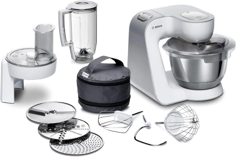 Bosch Küchenmaschine Serie 4, Edelstahl-Schüssel 3,9 L, Knethaken, Schlag- und Rührbesen Edelstahl spülmaschinenfest, Mixer 1,25 L, Durchlaufschnitzler, 3 Scheiben, 1000 W, Weiß, MUM58W20189.99€ statt 344.99€➡️ https://www.amazon.de/dp/B07NQHZSM6/?tag=preisfehlerheute-21