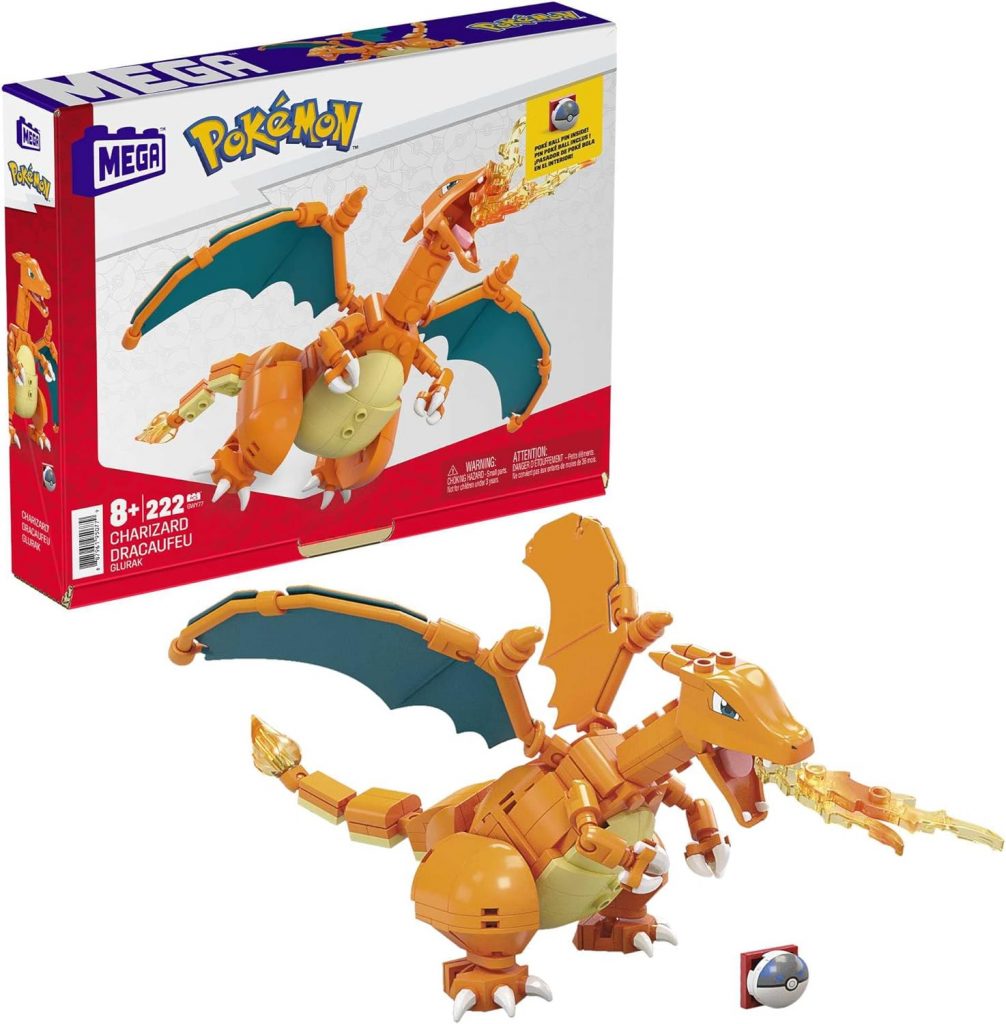 👑 Mega Pokémon Glurak, Figur zum Zusammenbauen, 223 Bausteinen, mit beweglichen Flügeln und Pokéball-Stift, Pokémon Spielzeug, ab 6 Jahre, GWY779,99€ statt 27,99€ - 65,00 % 🔥🚚 Verkauft durch Amazon und Versand durch Amazon6,379 Bewertungen: 4.8 / 5.0 ⭐️⭐️⭐️⭐️⭐️🛒 zu Amazon https://www.amazon.de/dp/B08J4DGYMR/?amp%3Btag=preisfehlerheute-21&tag=preisfehlerheute-21