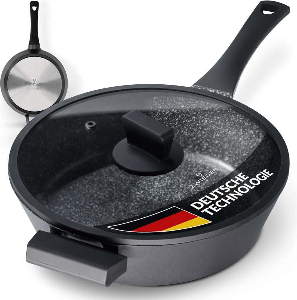 PREISFEHLER.SHOP BlackWeeks: ZWIEGER Große Pfanne mit Deckel 28cm – Schmorpfanne 28 cm hoher Rand, Aluguss, vollflächiger Edelstahlboden, für alle Herdarten (inklusive Induktion) geeignet – P;irate-Deals Antihaft, PFOA- & PFOS-frei51.99 statt 74.99 €⏩️ https://www.amazon.de/PREISFEHLER.SHOP/dp/B0F491LH27?tag=preisfehlerheute-21