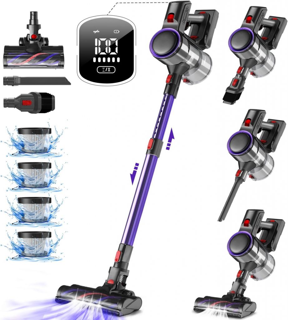 👑 Akku Staubsauger, 45000Pa/50Mins Staubsauger Kabellos mit Touchscreen, H13 HEPA, Anti-Tangle-Bürste, für Hartböden, Teppich, Tierhaare112,99€ statt 189,99€ - 41,00 % 🔥🚚 Verkauft von IHONG und Versand durch Amazon103 Bewertungen: 4.9 / 5.0 ⭐️⭐️⭐️⭐️⭐️🛒 zu Amazon https://www.amazon.de/dp/B0FRSLSHRB/?amp%3Btag=preisfehlerheute-21&%3Bamp%3Bth=1&%3Bamp%3Bpsc=1&tag=preisfehlerheute-21