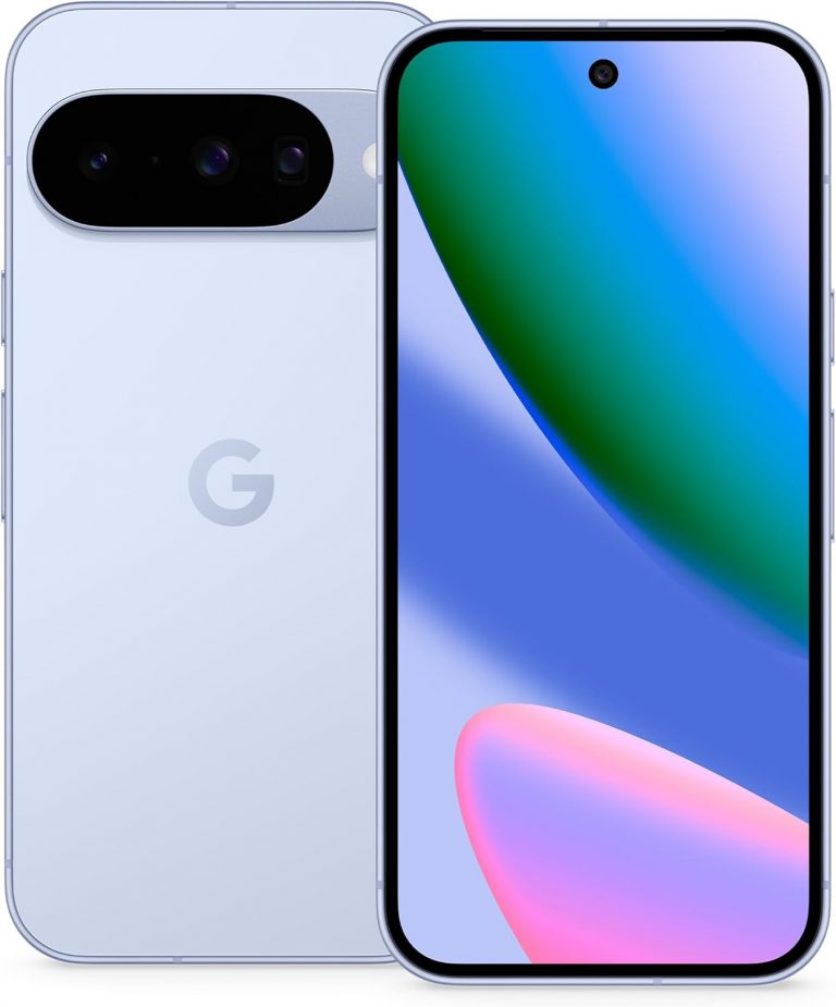 Google Pixel 10 – Android-Smartphone ohne SIM-Lock, mit Gemini, innovativer Dreifach-Rückkamera, mehr als 24 Stunden Akkulaufzeit und 6,3 Zoll großem Actua-Display – Frost, 128GB