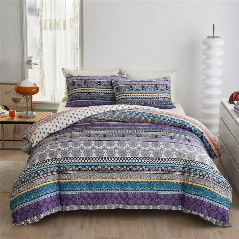 Steppdecke 135x200 Blumen Bunt Boho Sommer 4 Jahreszeiten Ganjahresdecke Bohemian Muster 16,99 € inkl. Prime Versand 🔥https://amzn.to/3XDcEbq