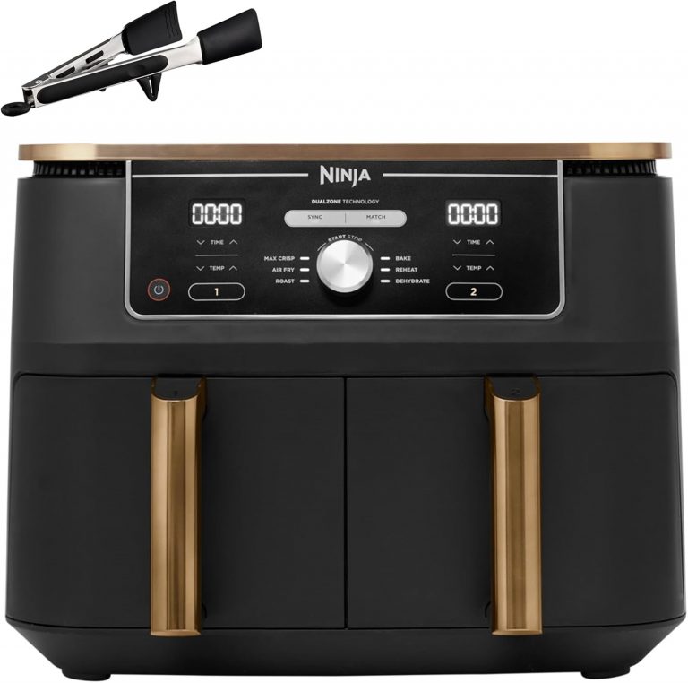 PirateDeals BlackWeeks: Ninja Foodi MAX Dual Zone Heißluftfritteuse [AF400EUCP] Amazon Exclusive, &lrm;2470 Watt , 9,5 L, 2 Heißluft-Frittierfächer, 6 Funktionen, Pirate-D;eals 27 x 41.5 x 32.5 cm, Kupfer/Schwarz129.99 statt 239.99 €⏩️ https://www.amazon.de/PIRATE-DEALS.COM/dp/B09ZYLM43B?tag=preisfehlerheute-21