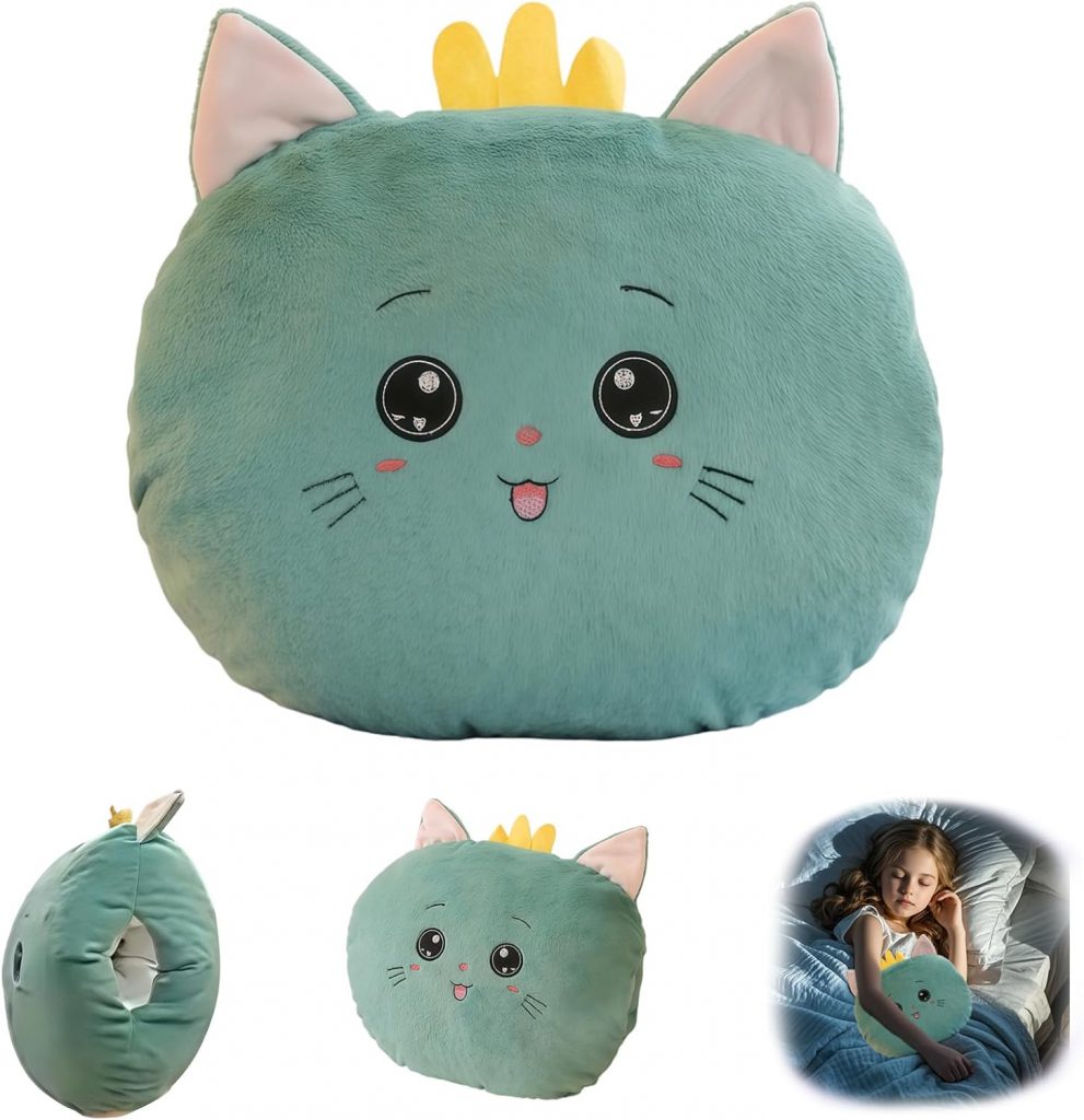 CAIEJSAEN Superweiches Kissen! Mit Tiermotiven, Handwärmekissen, Handwärmer, Kuscheltier Kissen, Super Weich, Reisekissen,Kuschelkissen Kinder, (Kätzchen)5.29€ ➡️ https://www.amazon.de/dp/B0FN75QPG4/?tag=preisfehlerheute-21