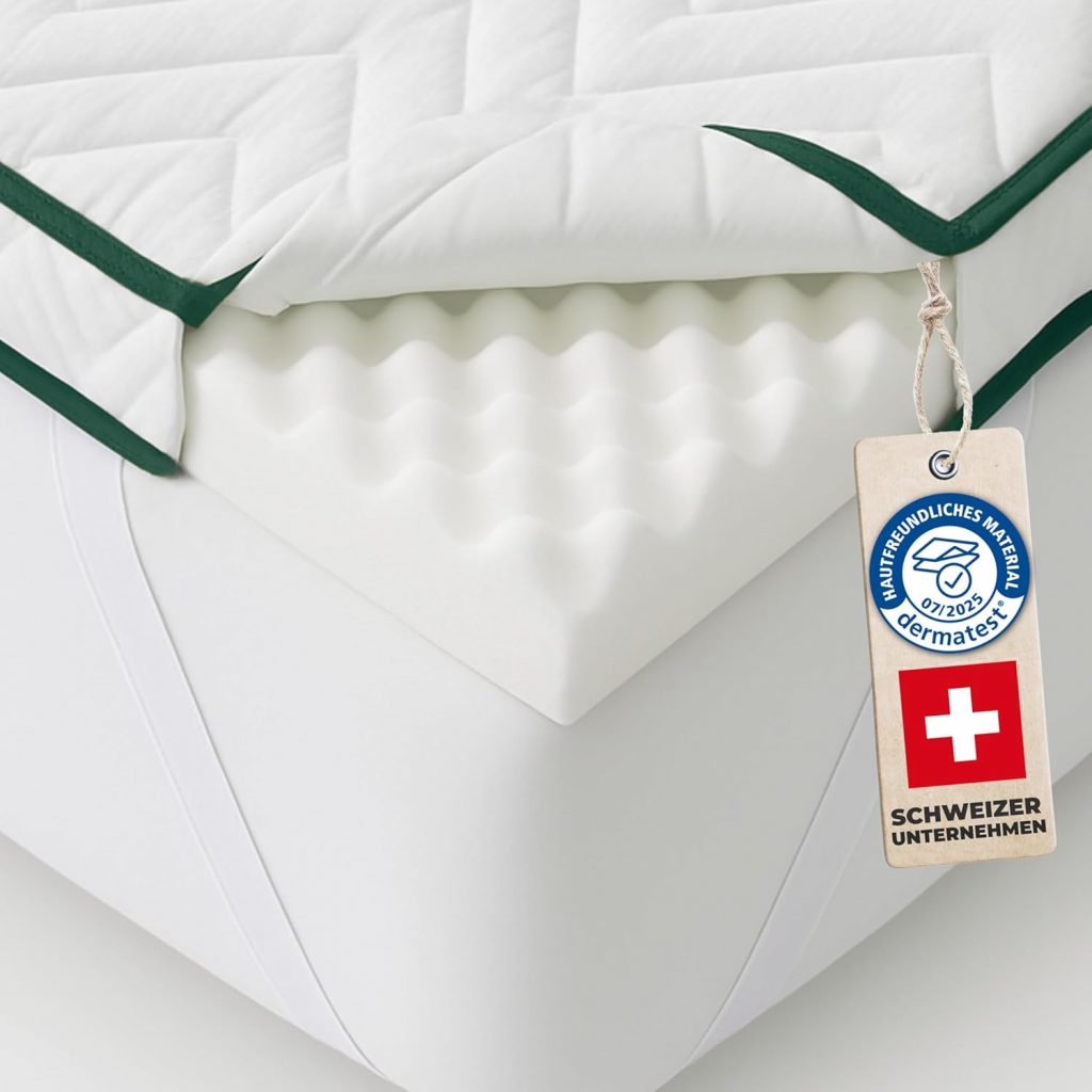 Welldora Recovery Topper 8 cm – wendbar H3/H4, 3D-Kontur, Matratzentopper für Boxspringbett & Allergiker, waschbar 90 °C, gegen Besucherritze, gegen Druckstellen, Oeko-TEX & Dermatest „sehr gut“93,48€ statt 137,99€➡️ https://www.amazon.de/dp/B0FK5R6PP1/?tag=preisfehlerheute-21