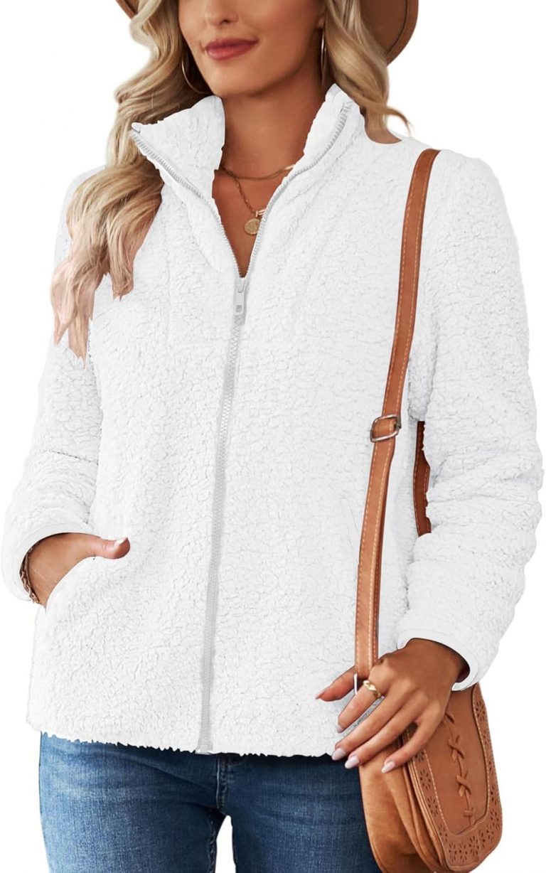 Pullover Damen Fleecepullover Teddyjacke Teddy Flauschiger Teddyfleece Jacke Kuschelpullover Winterjacke Fleecejacke Plüschjacke Kuscheljacke Kapuzenpullover Winter Mit Taschen Top (Z Weiß, M)20.99€ ➡️ https://www.amazon.de/dp/B0FFMSK598/?tag=preisfehlerheute-21