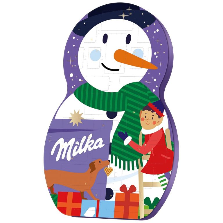 Milka Snow Mix Adventskalender – Bunter Weihnachtskalender mit Schokolade, Kugeln & gefüllter Schneemann-Figur – 236g10.49€ ➡️ https://www.amazon.de/dp/B07GVP1FQR/?tag=preisfehlerheute-21