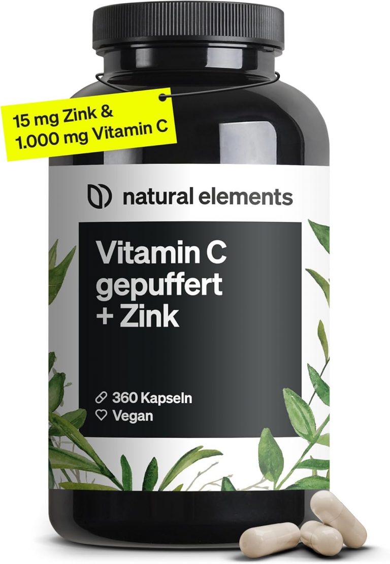 🤴 natural elements Vitamin C - 360 Kapseln - Hochdosiert mit 1000mg + 15mg Zink - Pflanzlich fermentiert & gepuffert (pH-neutral, säurefrei, magenschonend) - vegan, laborgeprüfte Qualität18,19€ statt 25,99€ - 31,00 % 🔥🚚 Verkauft von natural elements und Versand durch Amazon4,043 Bewertungen: 4.7 / 5.0 ⭐️⭐️⭐️⭐️⭐️🛒 zu Amazon https://www.amazon.de/dp/B09XXHW3G8/?amp%3Btag=preisfehlerheute-21&tag=preisfehlerheute-21